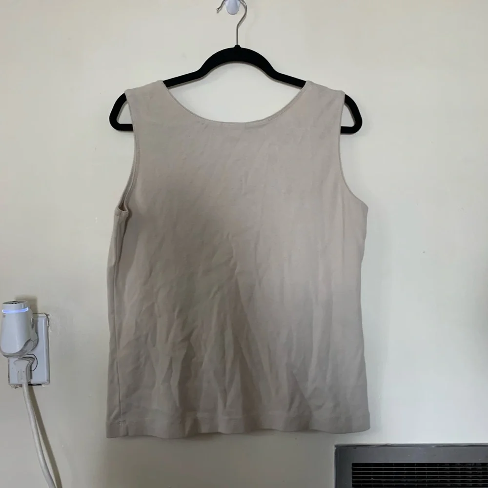 Cream/Taupe Tank - Picture 4 of 6